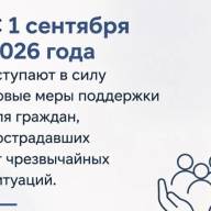 Новые меры поддержки граждан